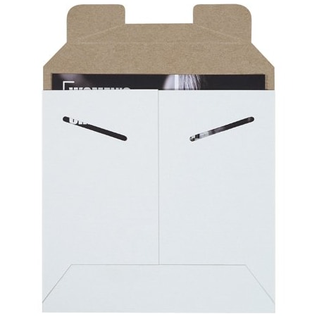 Bsc Preferred 6 x 6'' White Stayflats Mailers, 200PK BUY00026902